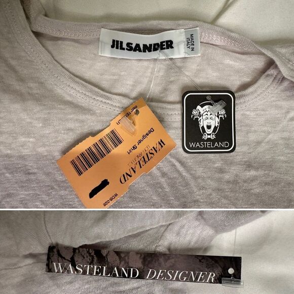 Jil Sander NWT Italian Linen Blend Tee XL – Minimalist Relaxed Fit Luxe #JSS23TS - Picture 9 of 9